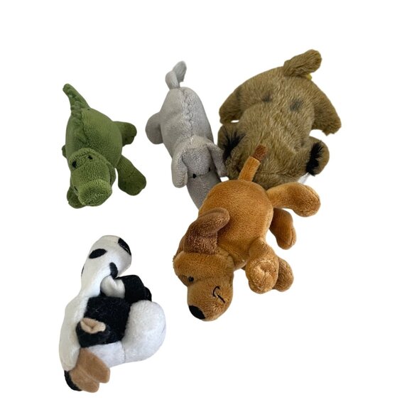 Lot Of 5 Small Plush Finger Puppeta Russ Ty Beanie Baby Style Collectibles Koala - Picture 13 of 14